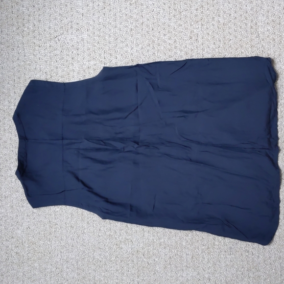 Kate Spade Saturday Silk-blend sleeveless top, 2, Blue - Picture 5 of 6